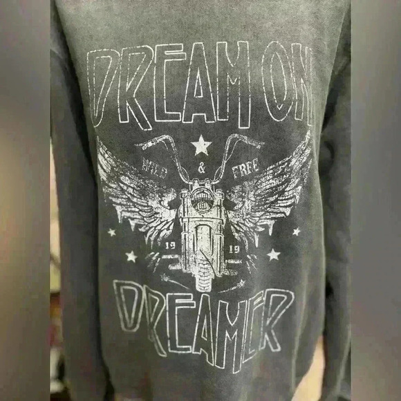 Zutter Tops - Zutter Dreamer Graphic Cozy Pull Over Sweater Size Small